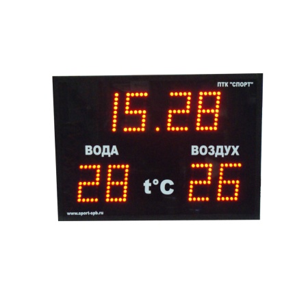 Купить Часы-термометр СТ1.13-2t для бассейна в Нолинске 